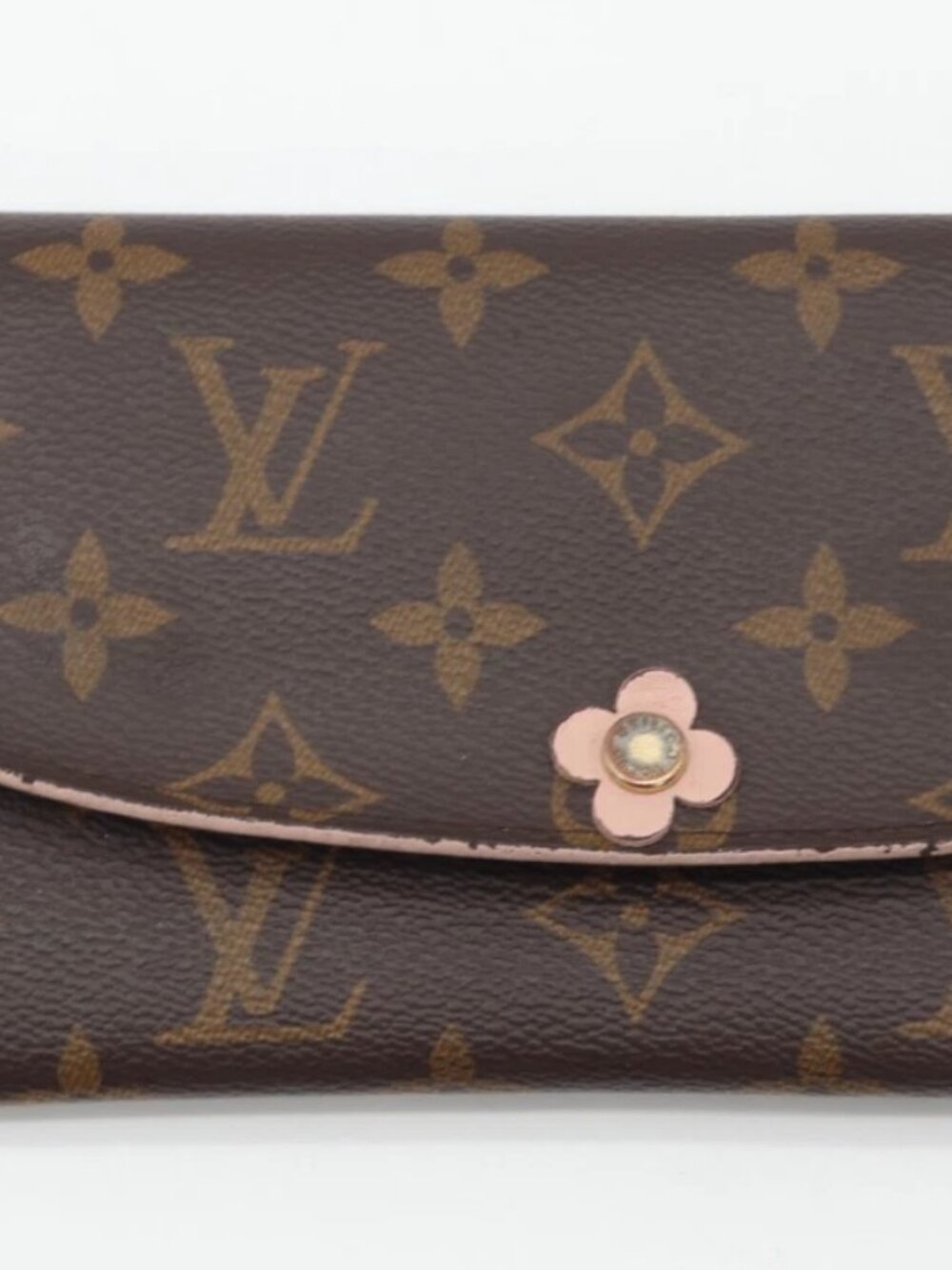 Louis Vuitton Monogram Bloom Flower Emilie Wallet - Fuchsia